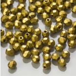 Zdjęcie - Fire Polish Matte Metallic Aztec Gold (K0172JT) 3mm